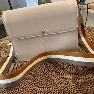 SPARTINA cream shoulder handbag
